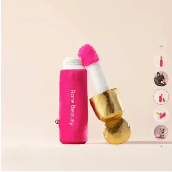 NWT Rare Beauty by Selena Gomez Soft Pooch Blush Dog Toy - Picture 3 of 7